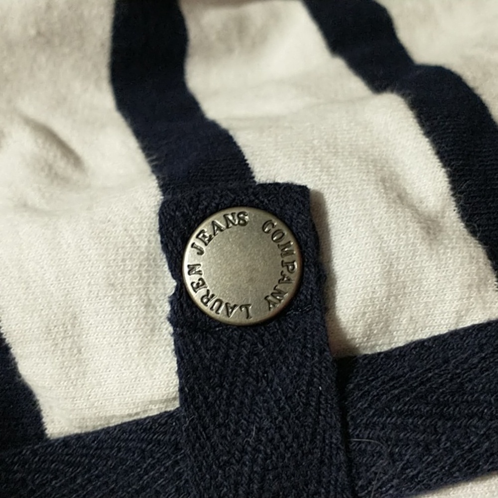 Ralph Lauren Navy & White Zip Up Hoodie - Picture 5 of 6